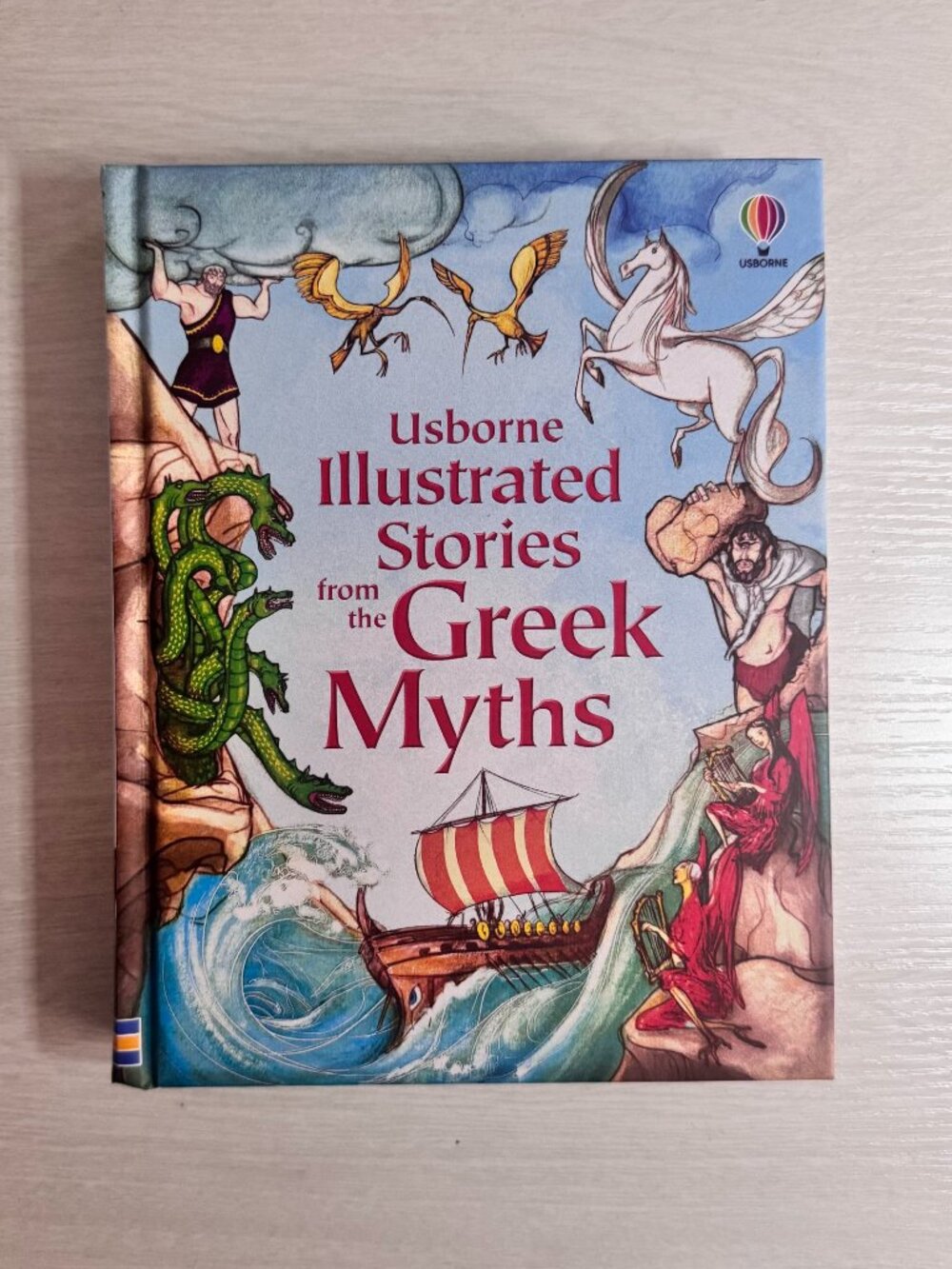 Usborne Illustrated Stories from the Greek Myths Hard Cover Book